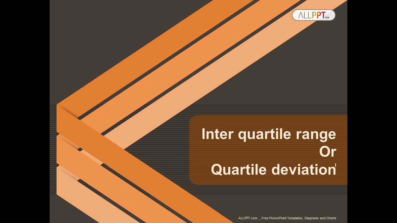 Interquartile Range and Quartile Deviation