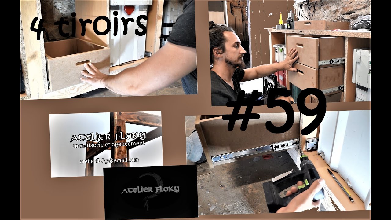4 tiroirs d'atelier