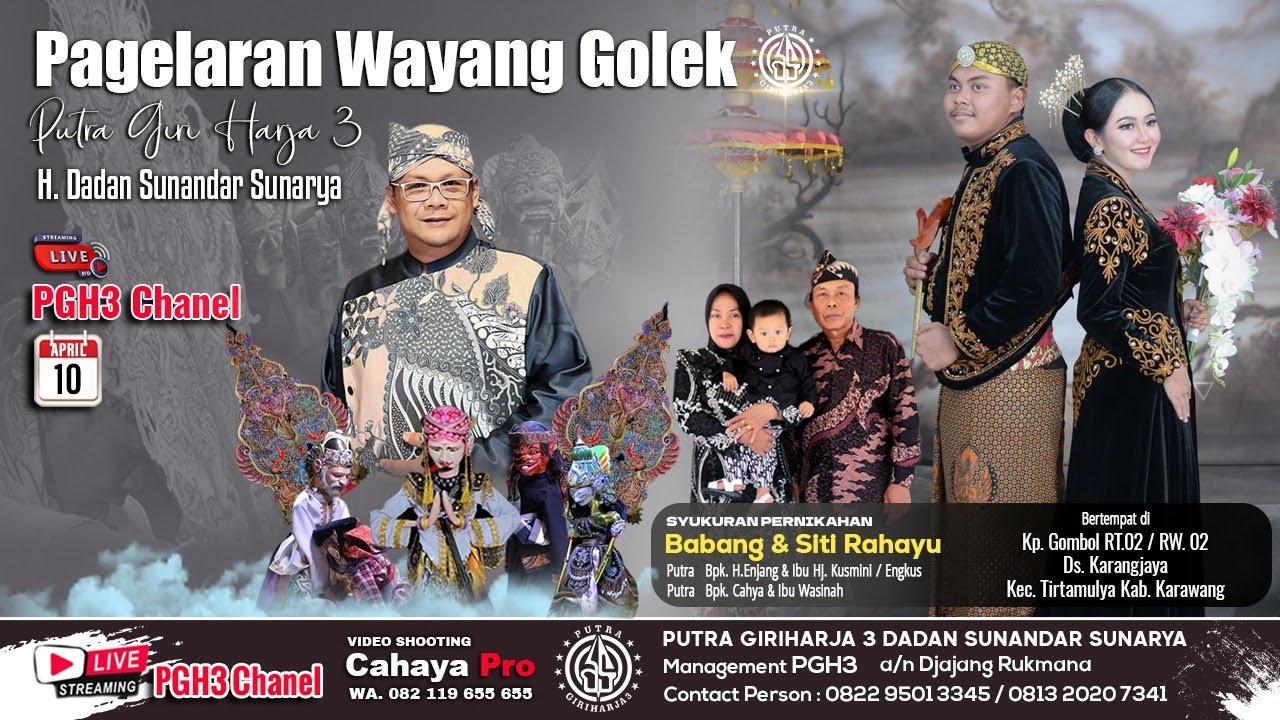 Live Wayang Golek Putra Giriharja3 [PGH3] H. Dadan Sunandar S - Tirtamulya Karawang