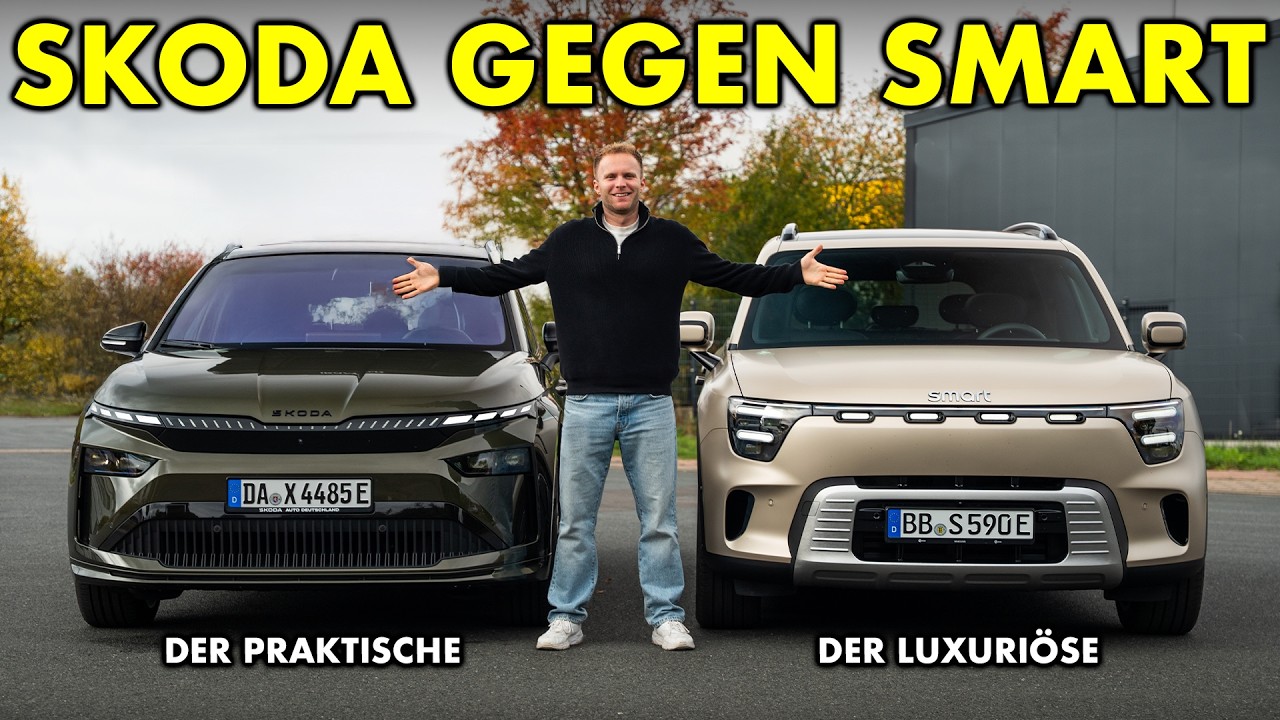 Smart #5 gegen Skoda Enyaq | Wer baut das bessere E-SUV? | @maltedrivescars