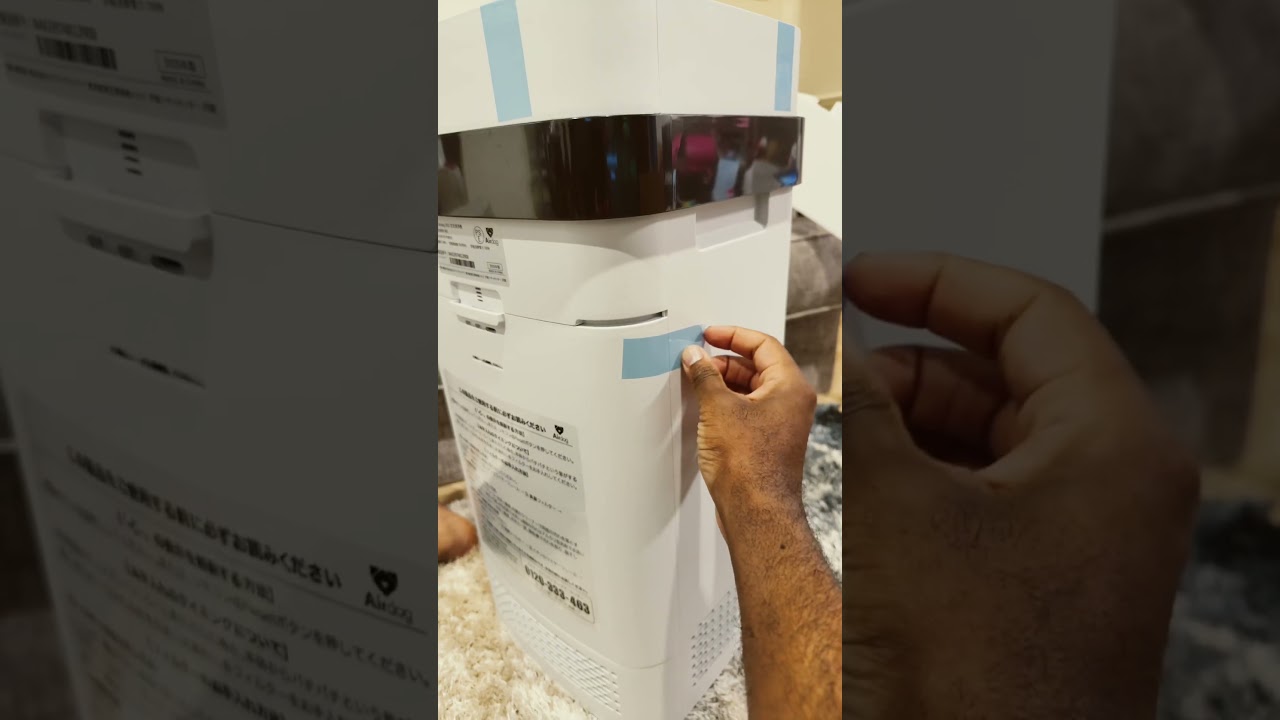 Airdog X5D unboxing video #aircleaner #householditems #japan