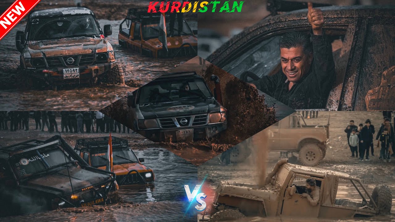 Off Road In Kurdistan | Nissan Patrol Y61-60 | Jeep Cherokee | Toyota LC100 | Jeep CJ | Trailcat 
