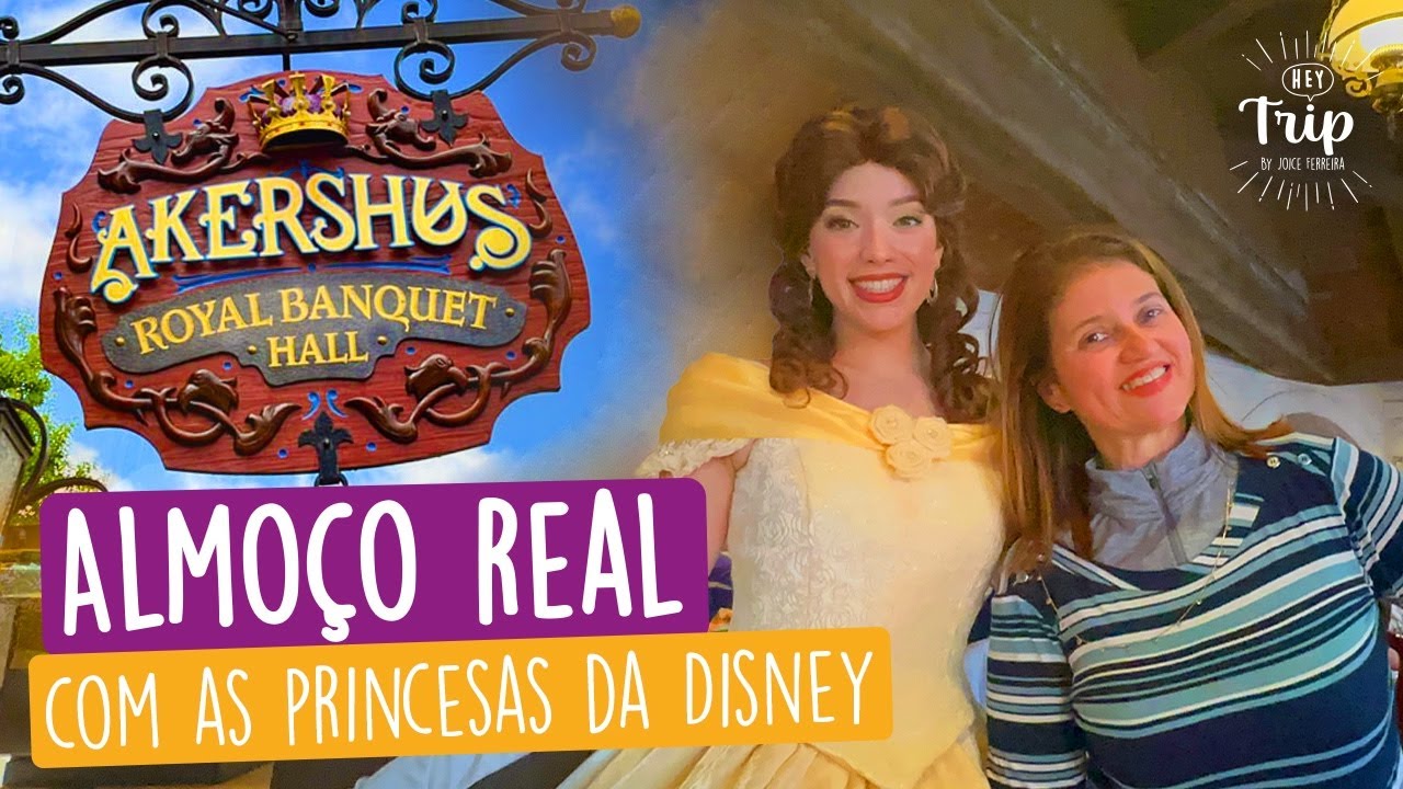 Almoço Real no Akershus com as princesas da #Disney