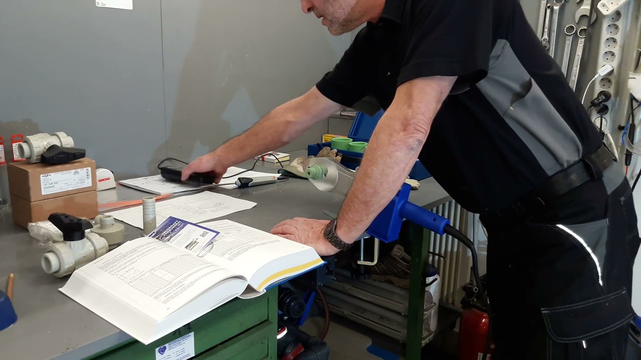 Heizelement Muffenschwei&szlig;en Kunststoffwerkstatt24 PPh Rohr- und Tankbauteile Handfertigung.