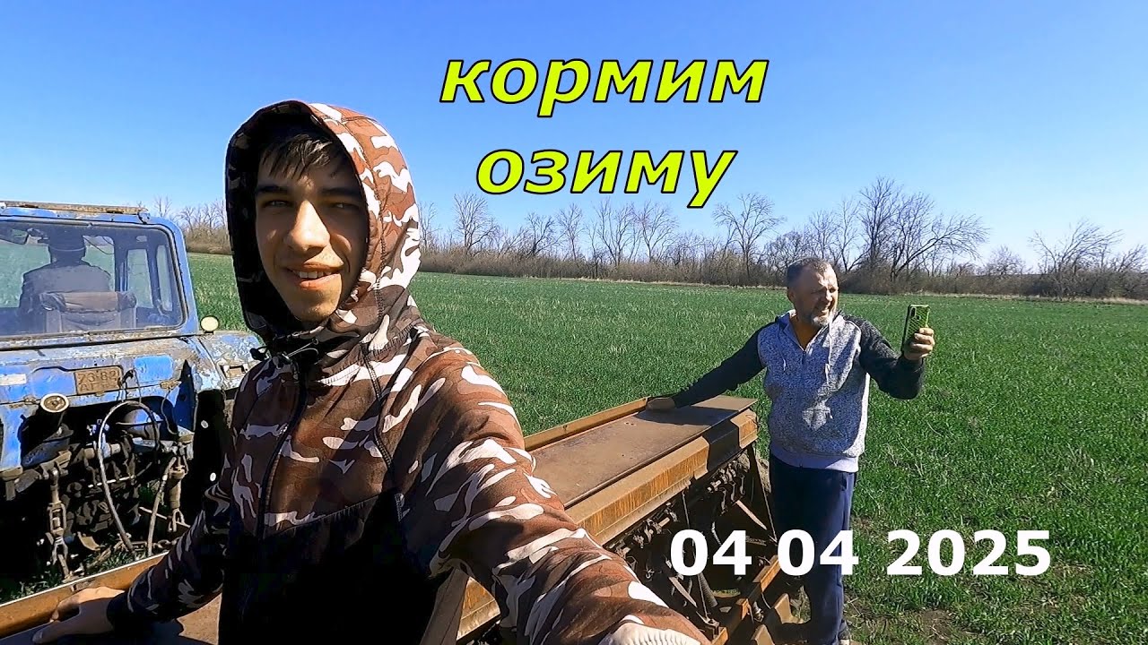 Подкормим озиму...