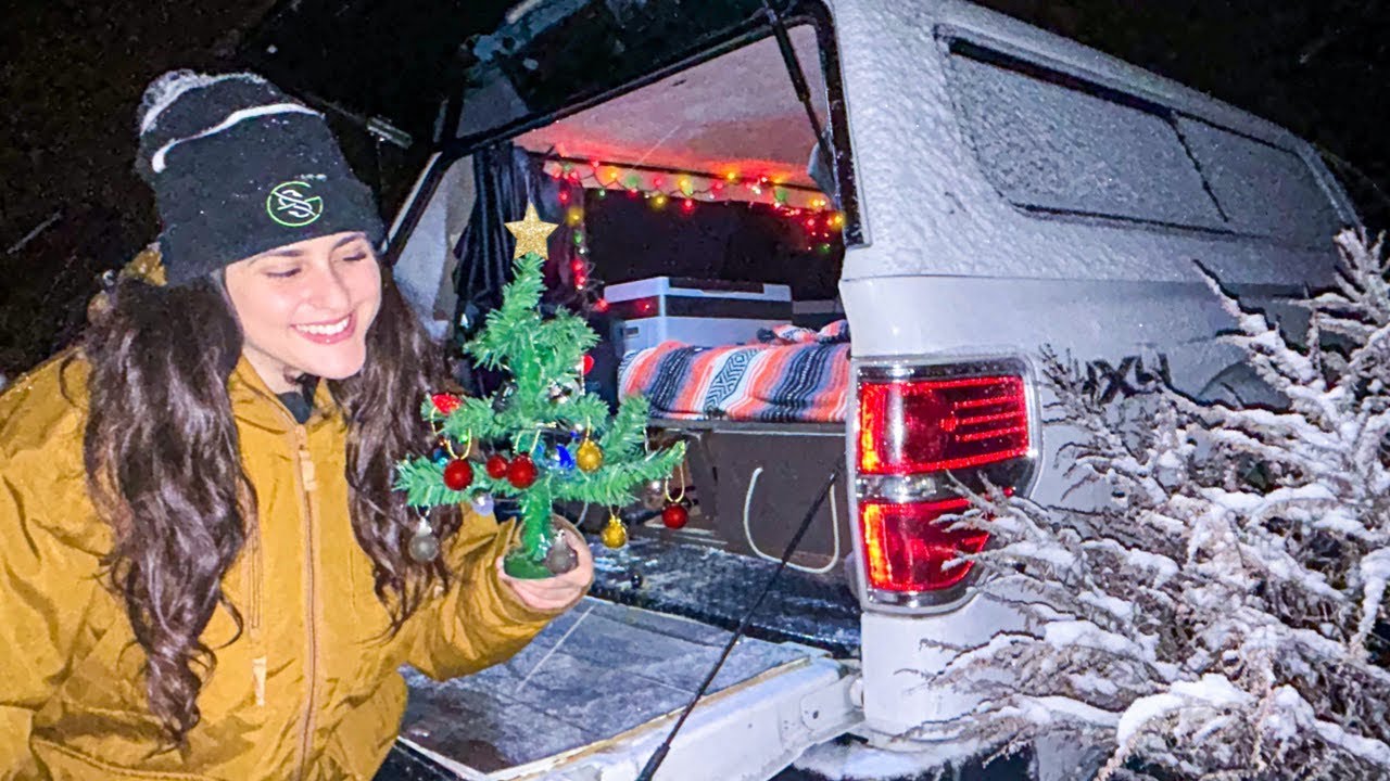 Blizzard Truck Camping CHRISTMAS Special | Snowed In