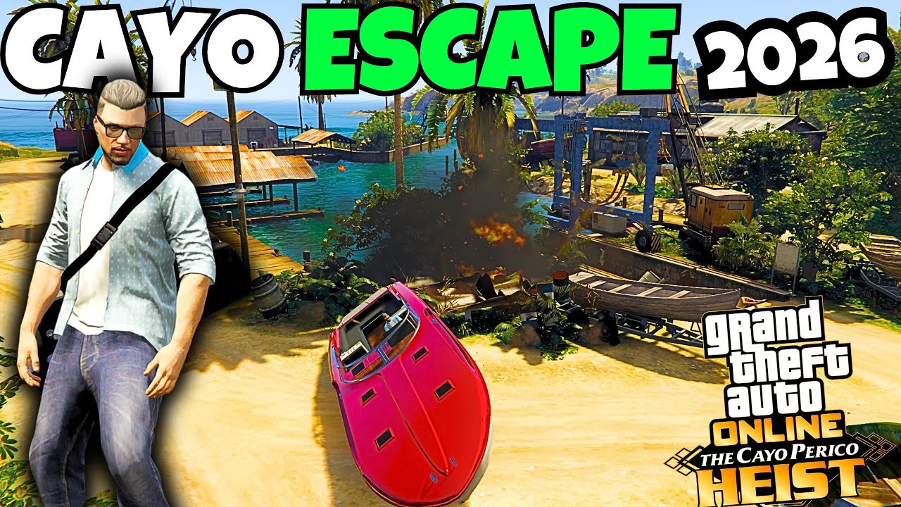 How to Escape Cayo When Guards Alerted - GTA Cayo Perico Heist 2026