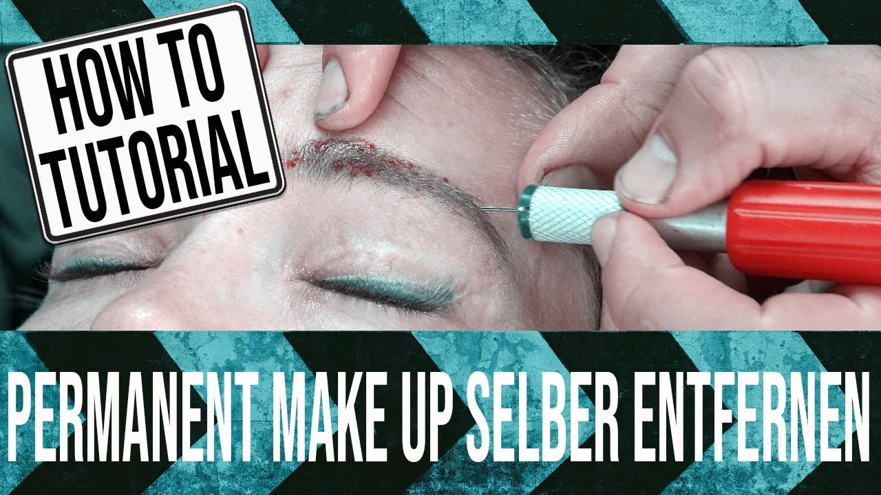 Permanent Make-up für Augenbrauen selber entfernen - wie ist das möglich?