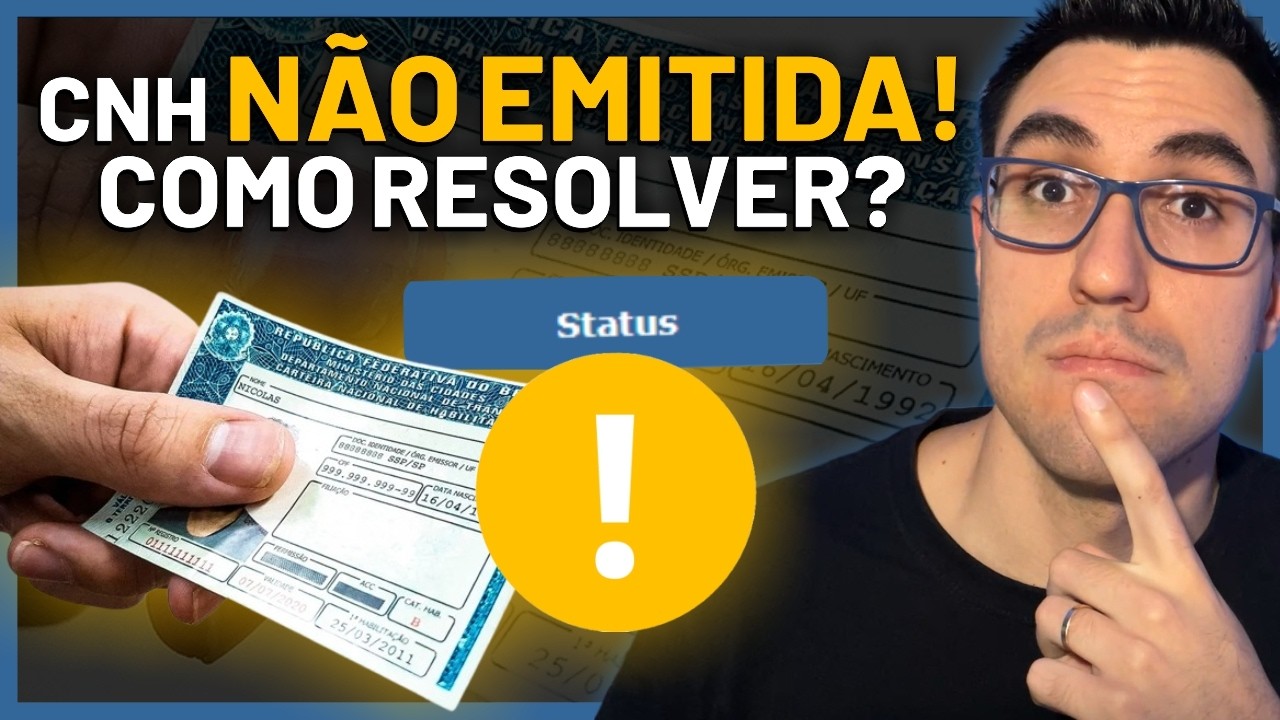 Sua CNH não foi EMITIDA? RESOLVA ONLINE SEM IR AO DETRAN! Passo a Passo