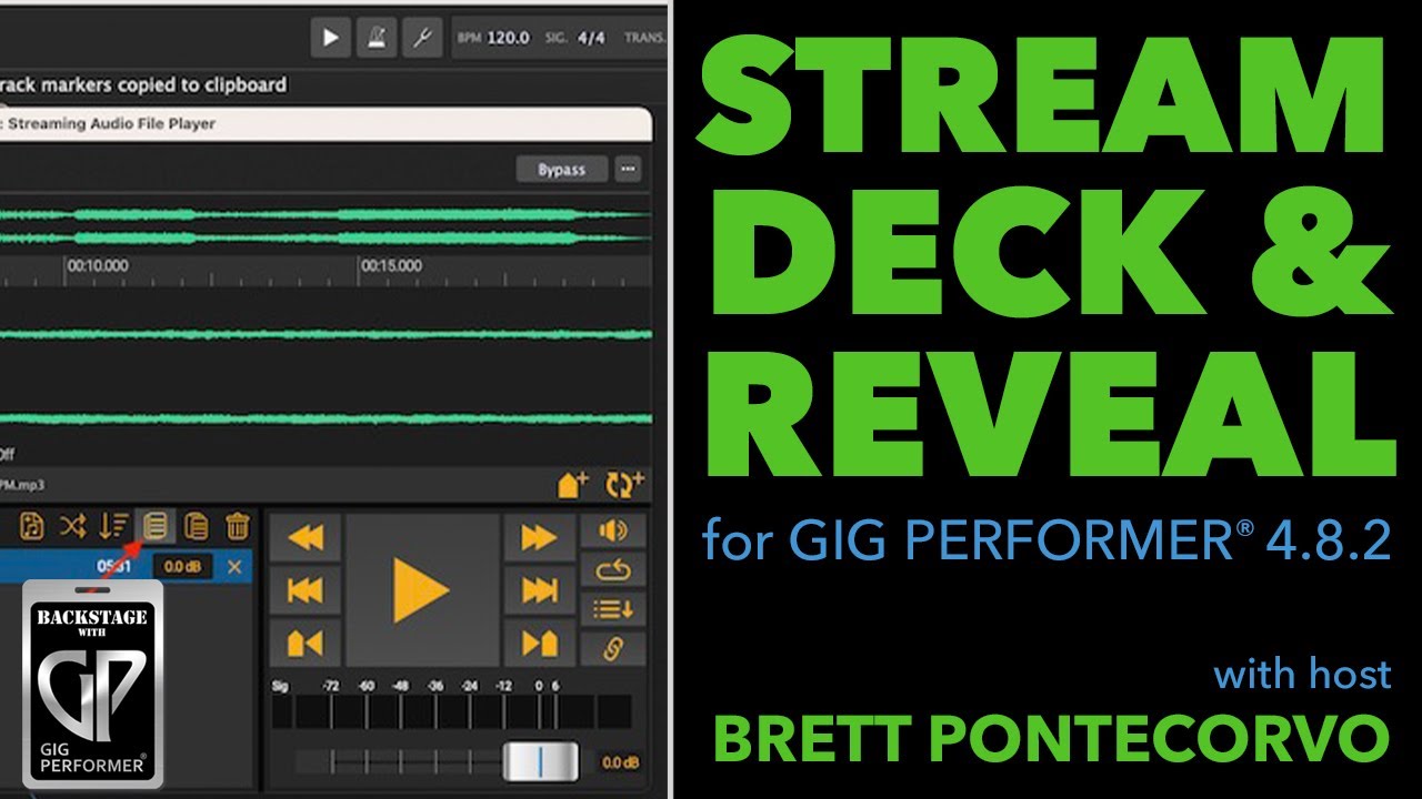 Новый плагин Stream Deck от Gig Performer и анонс версии 4.8.2