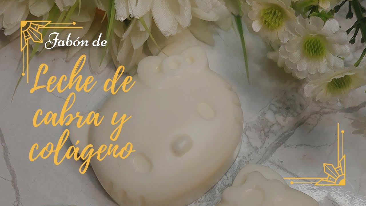 Clase gratuita paso a paso JABÓN DE LECHE DE CABRA Y COLÁGENO