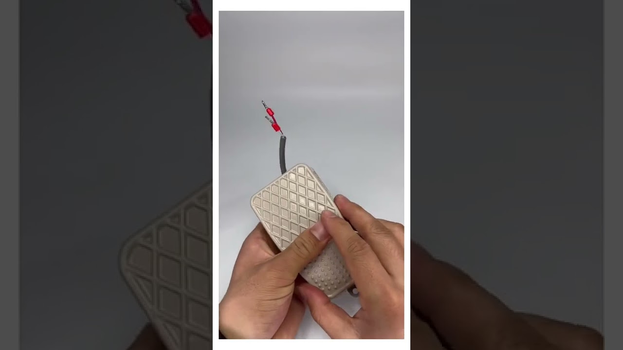 Internal structure of pedal switch.  Pedal switch is used to control machine & medical equipment.