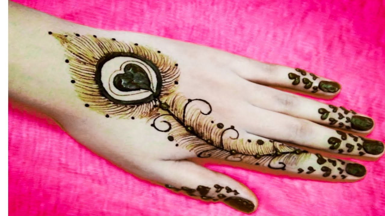 New Peacock Feather Mehndi Designs For Hands 2019 / henna By Juli Mehndi Artist