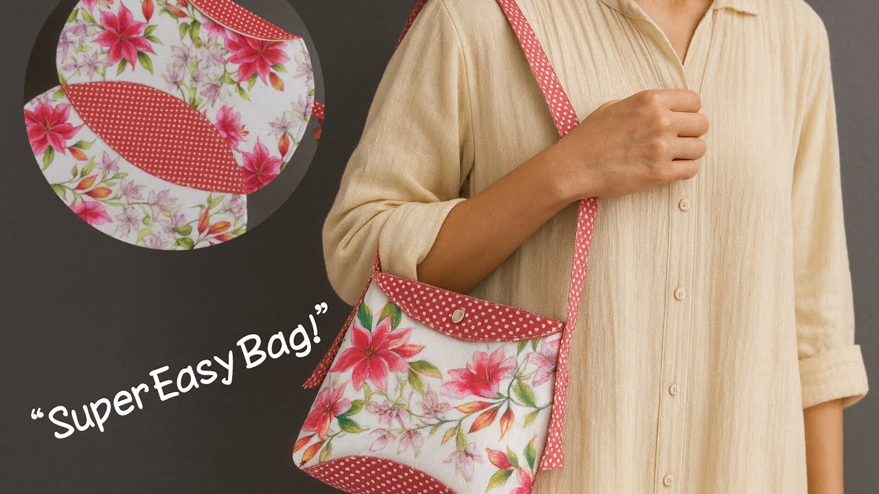 "Super Easy Fabric Handbag Tutorial – Quick & Amazing|So Easy, So Fast!"