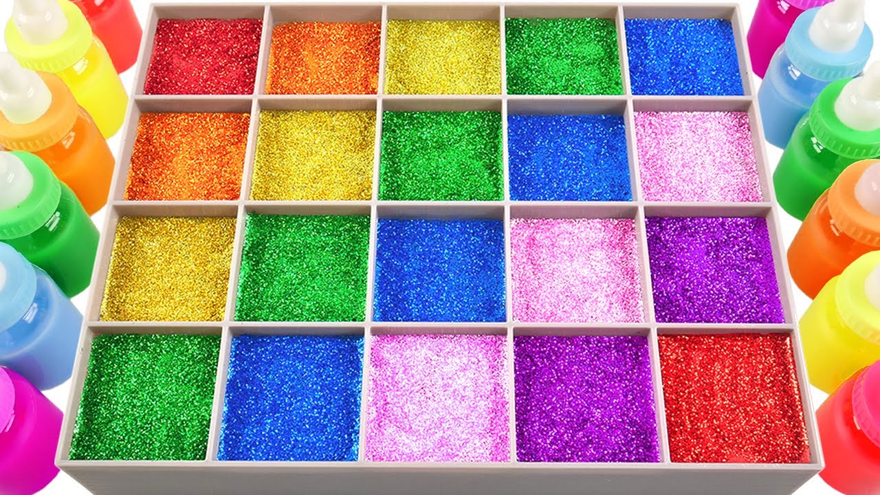 Satisfying Video l Mixing All My Slime Smoothie into Making Rainbow Clay & Cubes Cutting ASMR #02