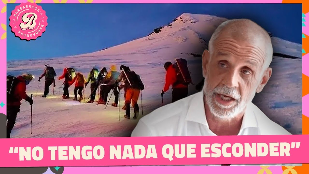 Christian Petersen habló de la crisis que sufrió en el volcán Lanín | #ALaBarbarossa