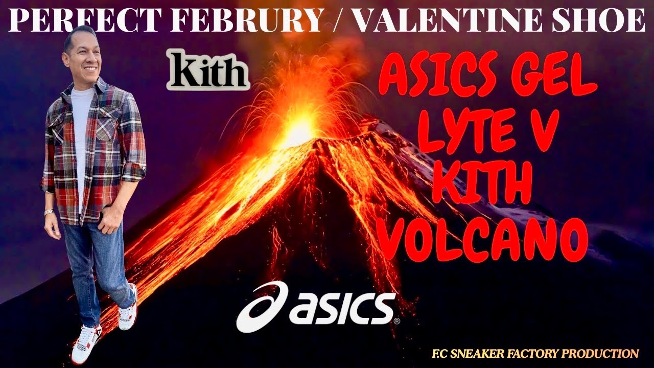 PERFECT FEBRUARY/VALENTINES SHOE ASICS X KITH RONNIE FIEG VOLCANO #ASICS #FEBRUARY #VALENTINESDAY