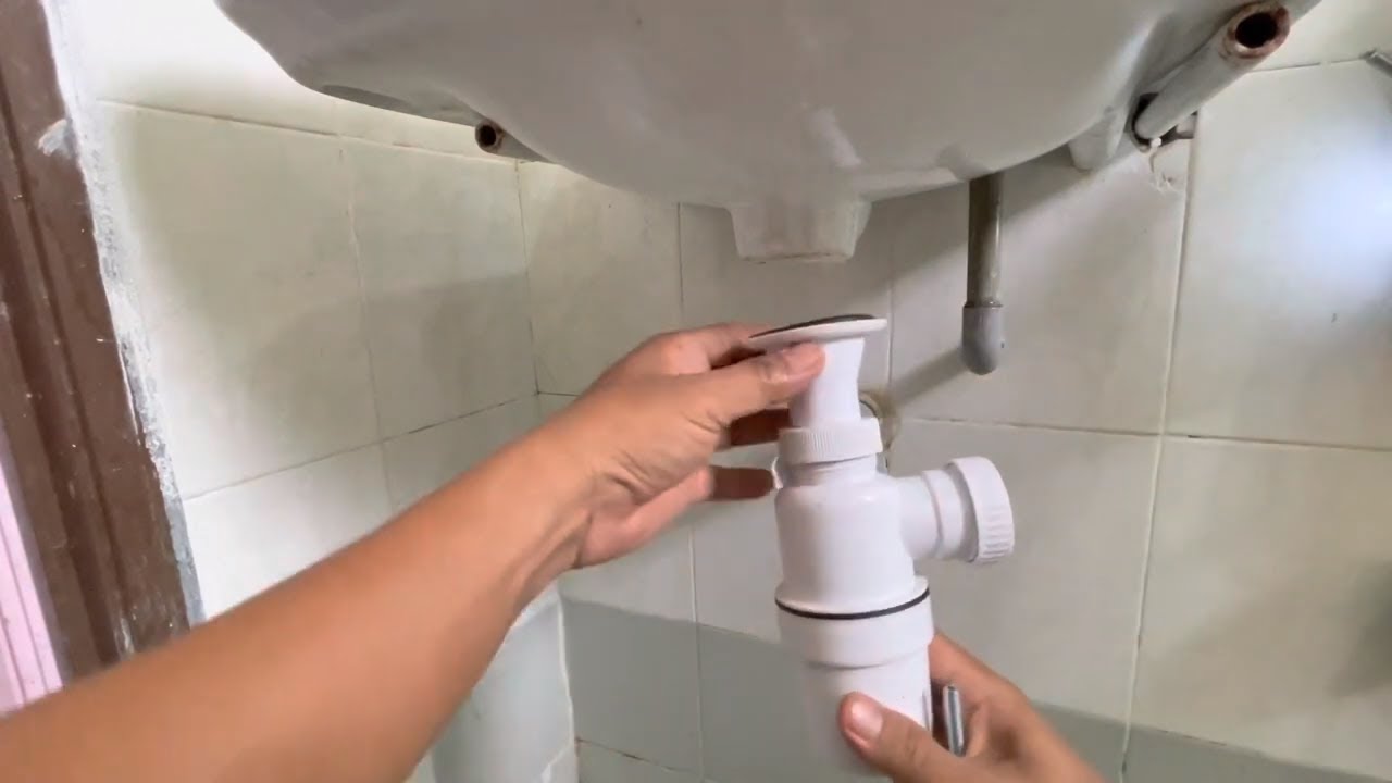 Cara memasang bottle trap | Cara Tukar / Ganti Bawah Sinki Yang Bocor | Sink Bottle Trap Replacement