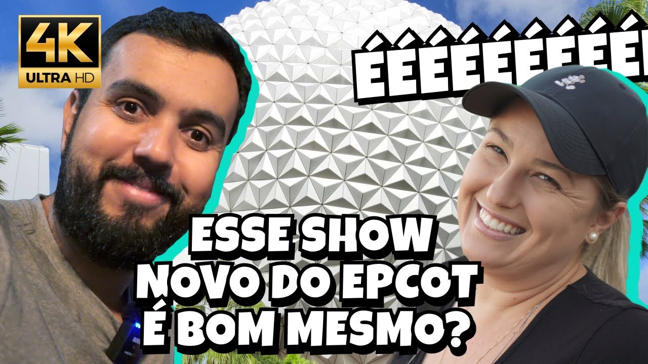 PASSEIO NO PARQUE EPCOT - SHOW, LOJA, RESTAURANTE E ATRAÇÃO