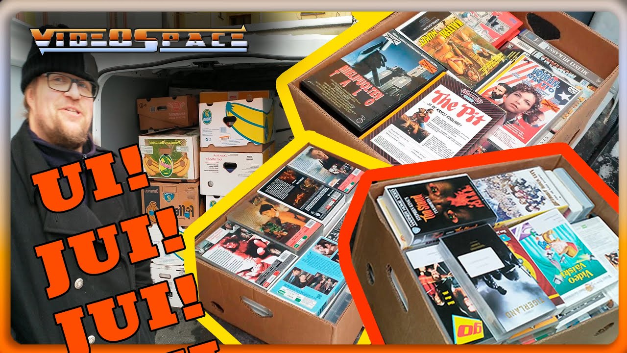 Videosäkki #26: Videokeskus konkurssipesä pakettiauton unboxausta osa 2, videokasettiöverit!