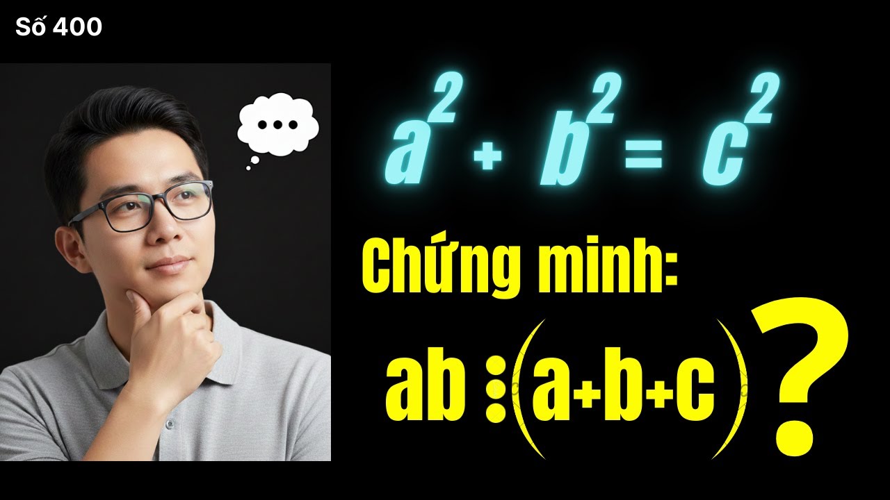 Học Toán Cùng Thầy Thắng - Bài Toán bộ ba Pythagoras !