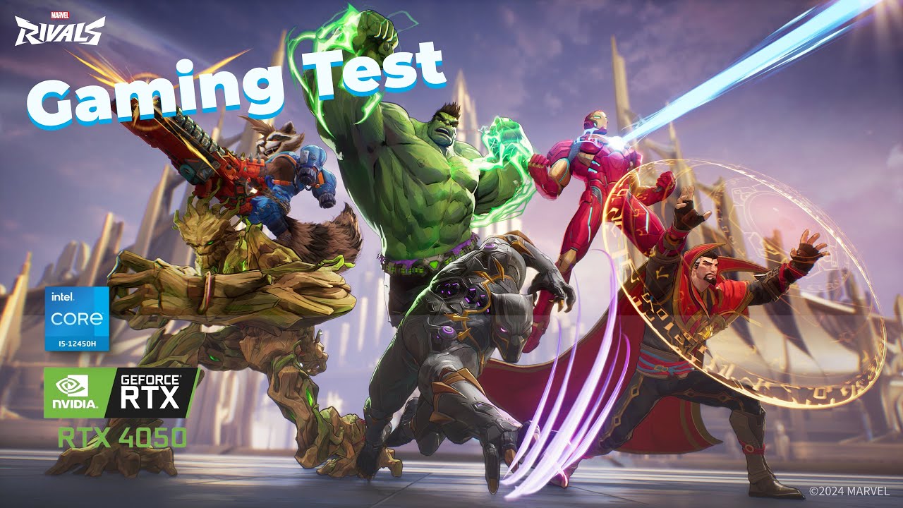 Marvel Rivals Closed Beta! Gaming Test i5 12450H RTX 4050 LAPTOP FULL HD