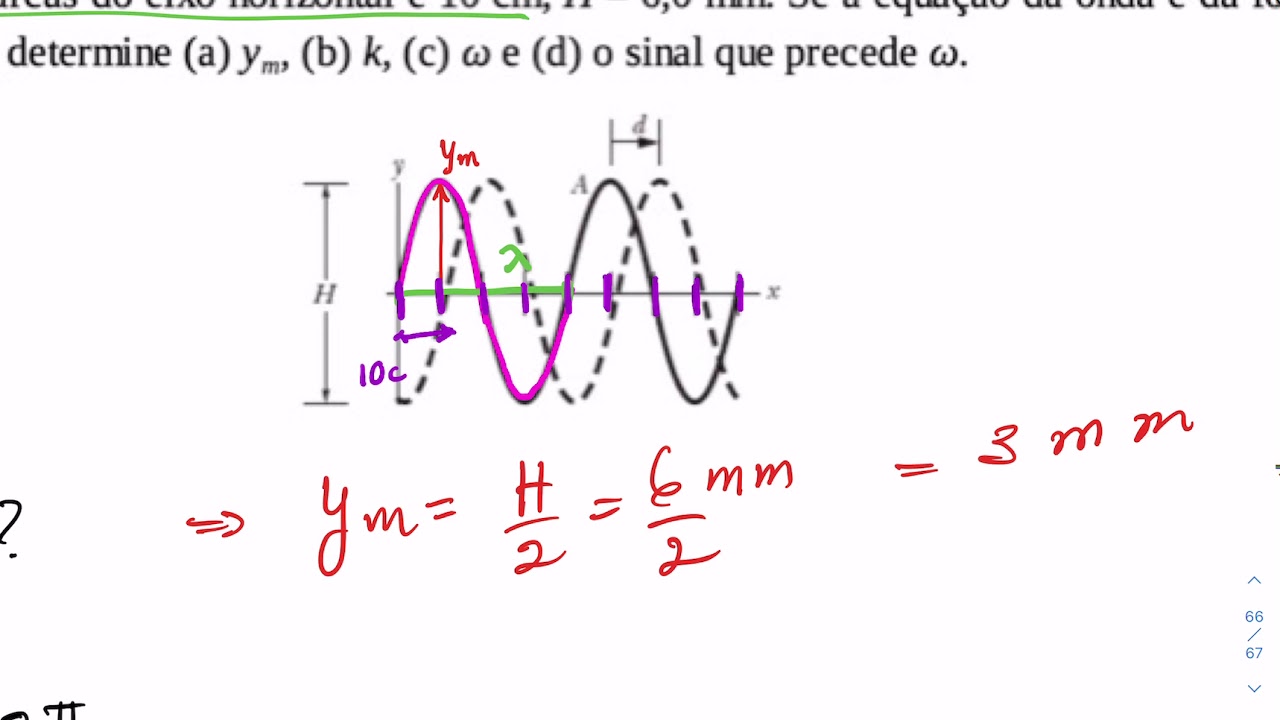 Capítulo 16 - Questão 09 - Física 2 Gravitação Ondas e Termodinâmica Halliday 10ª Edição