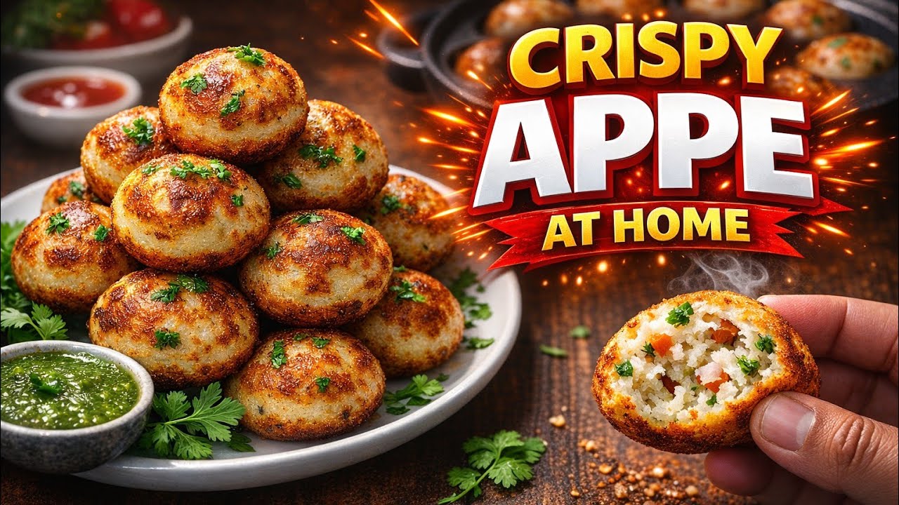 Crispy Appe Recipe | Ghar Par Banaye Perfect Appe vlog style