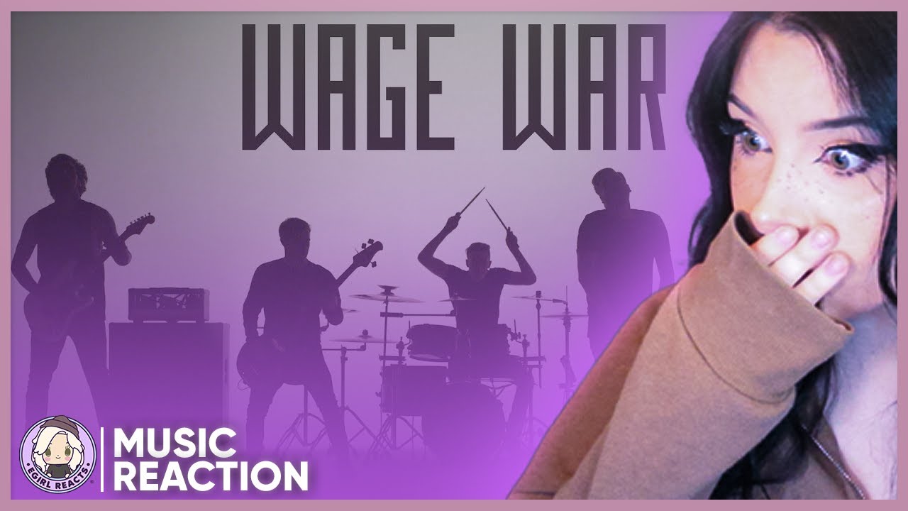E-Girl Reacts│Wage War - The River│Music Reaction