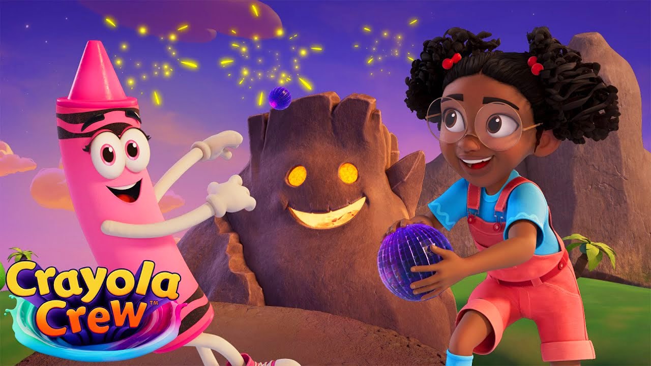 Fireworks Volcano Adventure! | 45 Min Crayola Crew FULL EPISODES | Fun Imagination Cartoons for Kids