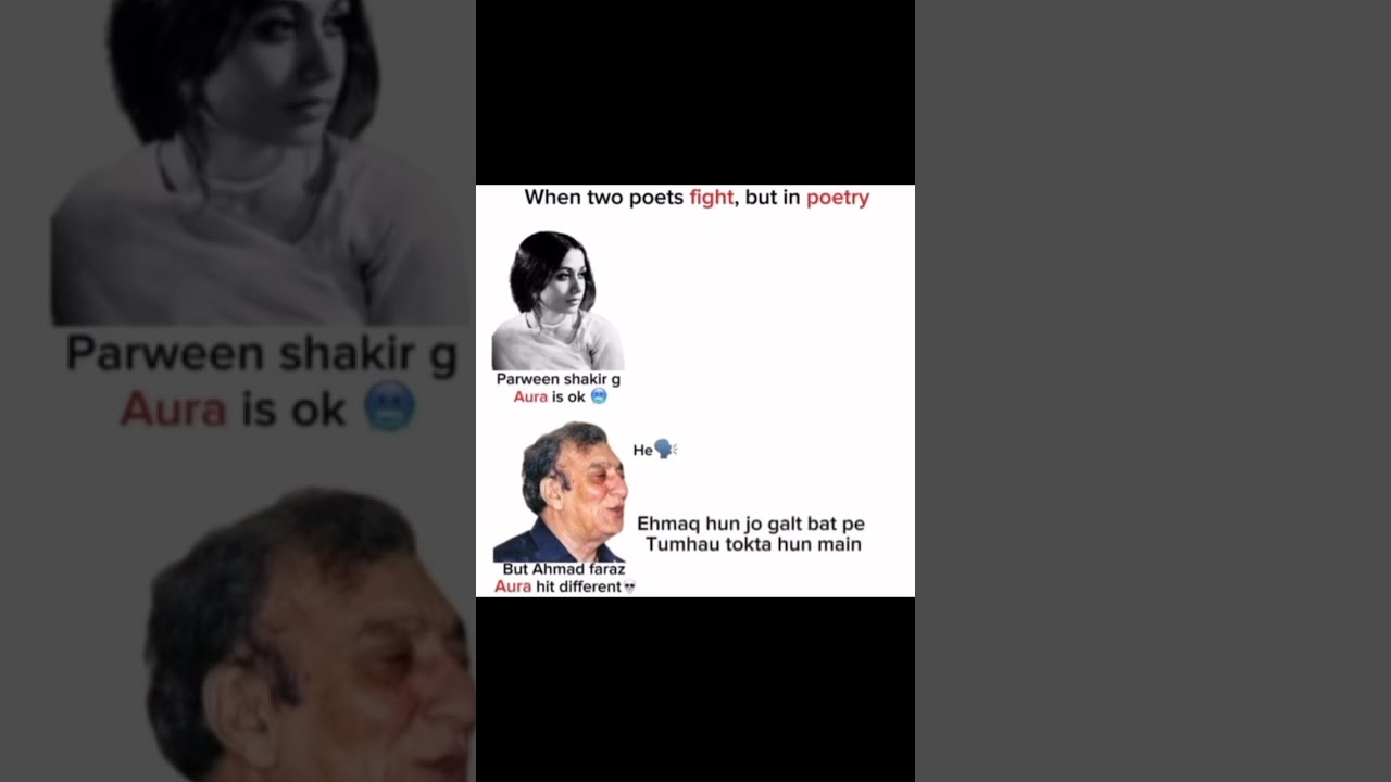 Parveen Shakir Vs Ahmed Faraz 🙏|| Urdu Shayari|| Hindi Shayari
