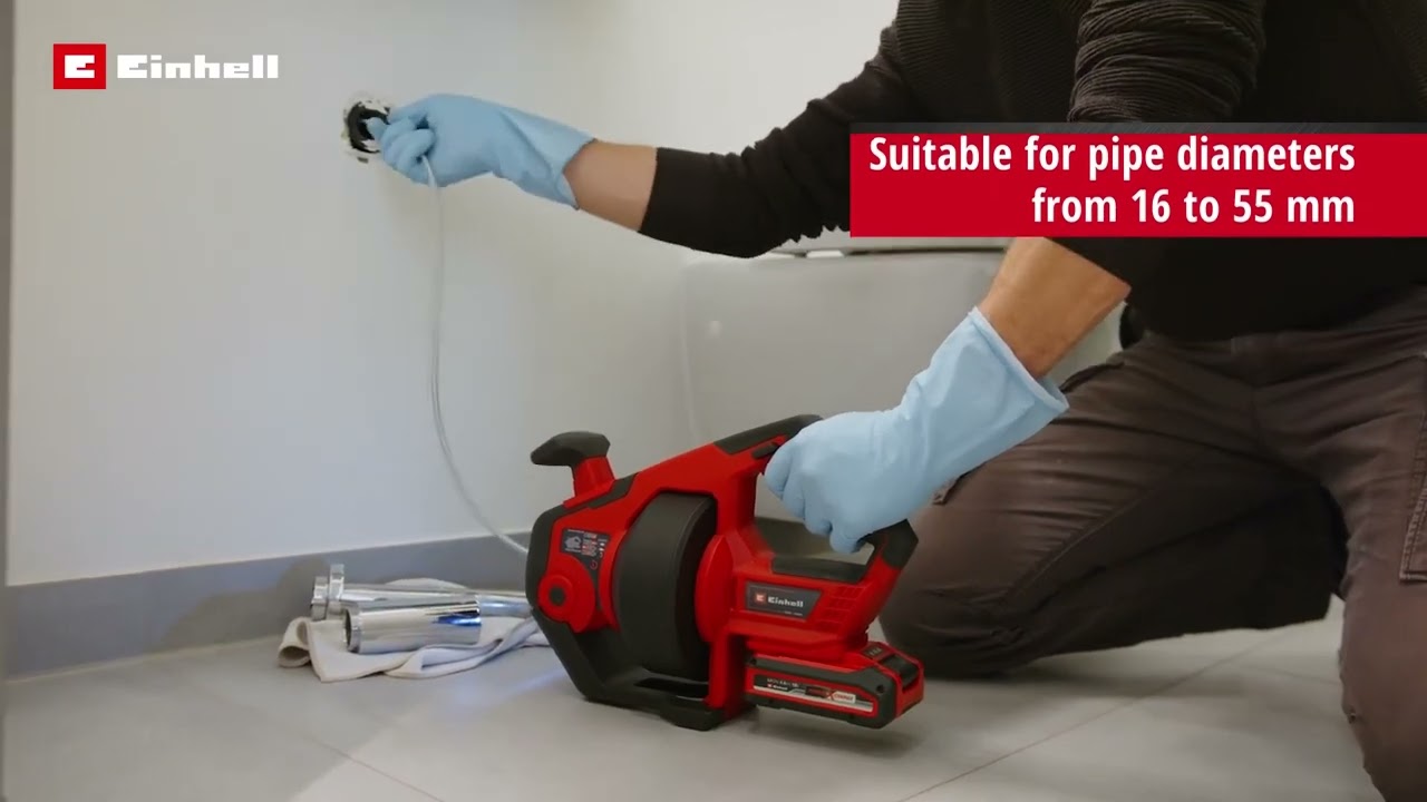 Einhell TE-DA 18/760 Li Solo 18v Power X-Change Cordless Drain Cleaner