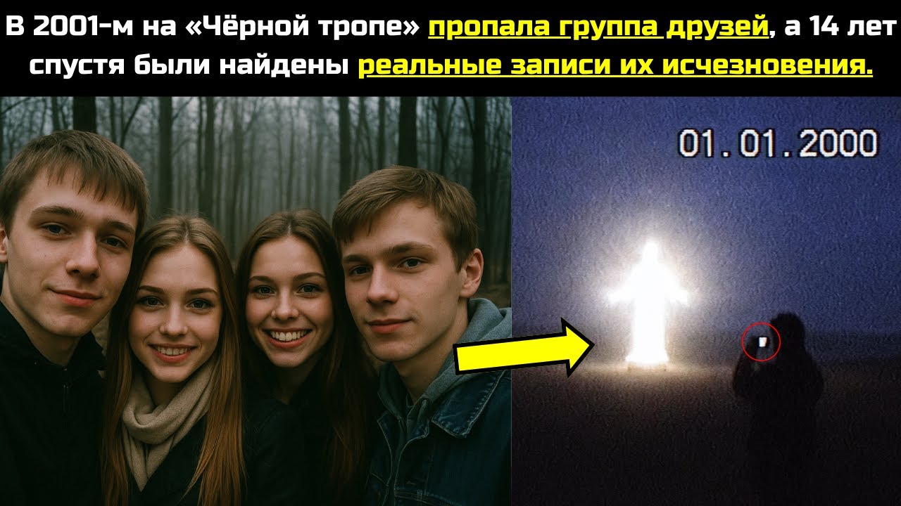 В 2001-м на «Чёрной тропе» пропала группа друзей, а спустя 14 лет охотник в лесу нашёл камеру тайны.
