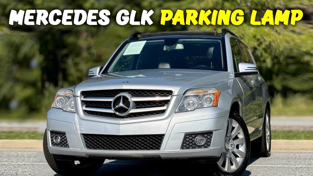 How to replace Mercedes GLK350 parking lamp light 2010-2015 x204 #glk #parkinglamp #replacement