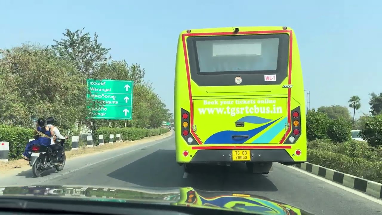 Yadagiri Gutta Journey | Indian Roads | Calm Highway Drive