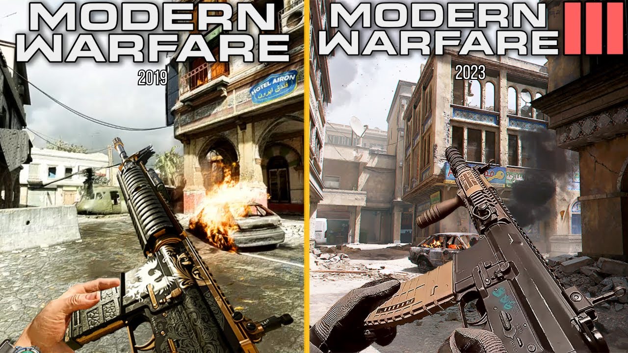 Attention to Detail & Physics Comparison: Modern Warfare Vs  Modern Warfare III