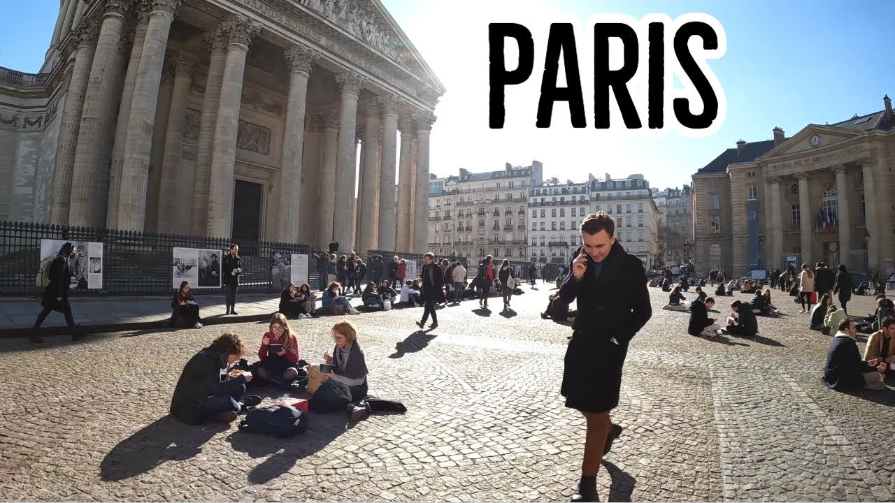 Walking Through the Streets of Paris, France Unedited