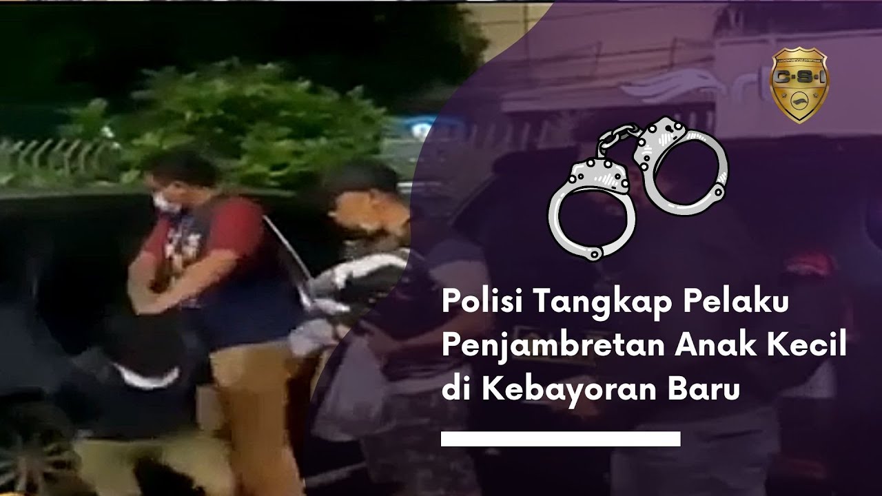Polisi Tangkap Pelaku Penjambretan Anak Kecil di Kebayoran Baru
