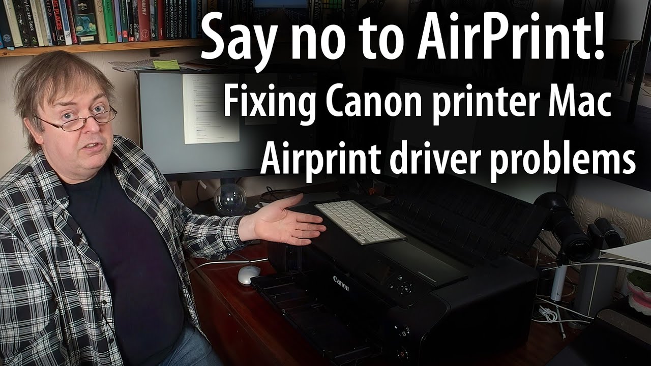 Устранение проблем с драйвером Canon AirPrint. Если параметры драйвера принтера Mac отсутствуют