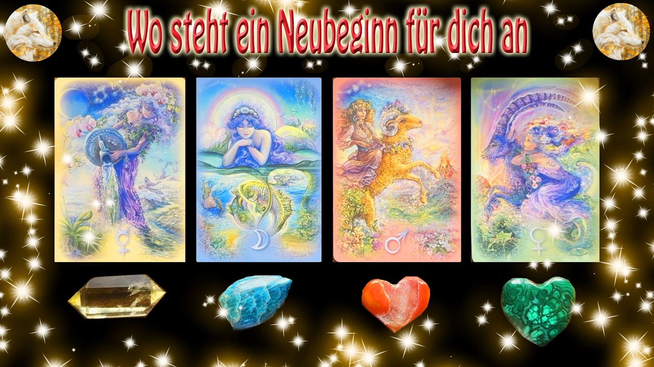🐺🫧🌊Welcher Neubeginn steht für dich an🫧🌊🐺 Auswahlorakel+Unboxing Der kosmische Rat Orakel☆zeitlos