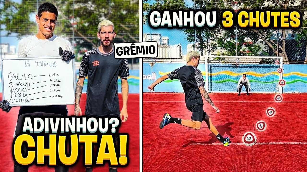 ACERTOU O TIME ESCRITO, PODE CHUTAR!! *MAIS DIF&Iacute;CIL DO QUE PARECE*