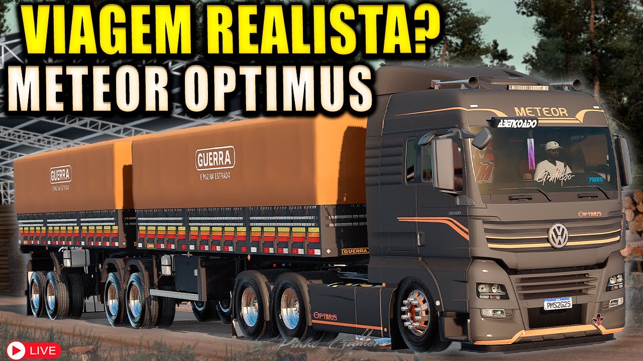 VW METEOR no BITREM 7 EIXO | Puxe dos Grão | POV TRUCK Ets2