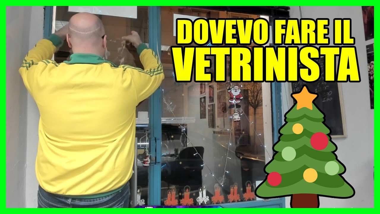 COME ADDOBBARE PERFETTAMENTE una VETRINA per NATALE!