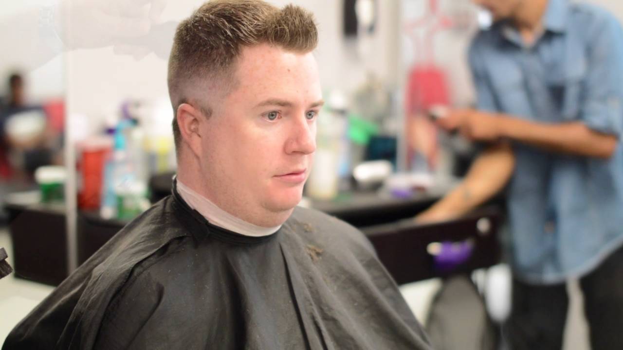 Bald/skin fade long hair on top using shears how to step by step