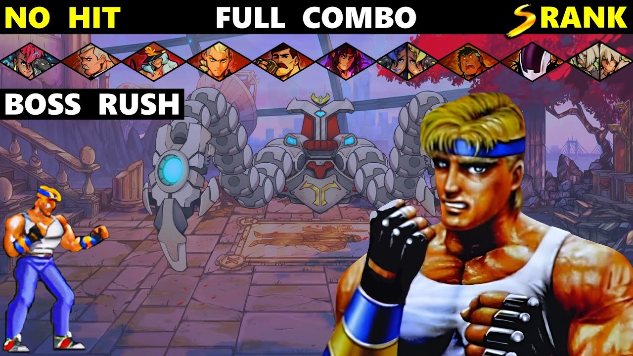 Streets of Rage 4 Boss Rush Full Combo Axel SoR1