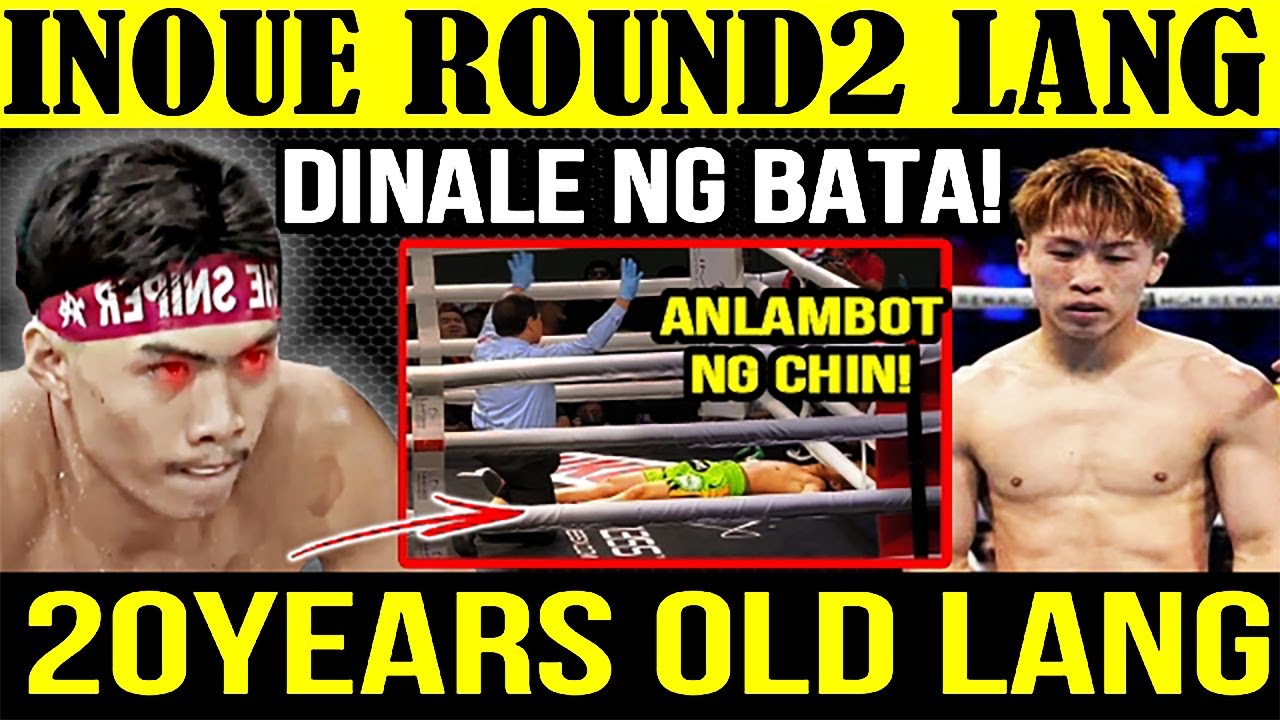 NAOYA INOUE 2ND ROUND BR*TAL KNOCKOUT vs 20 YEARS OLD PINOY SNIPER AJ PACIONES (KO OF THE YEAR BA?)