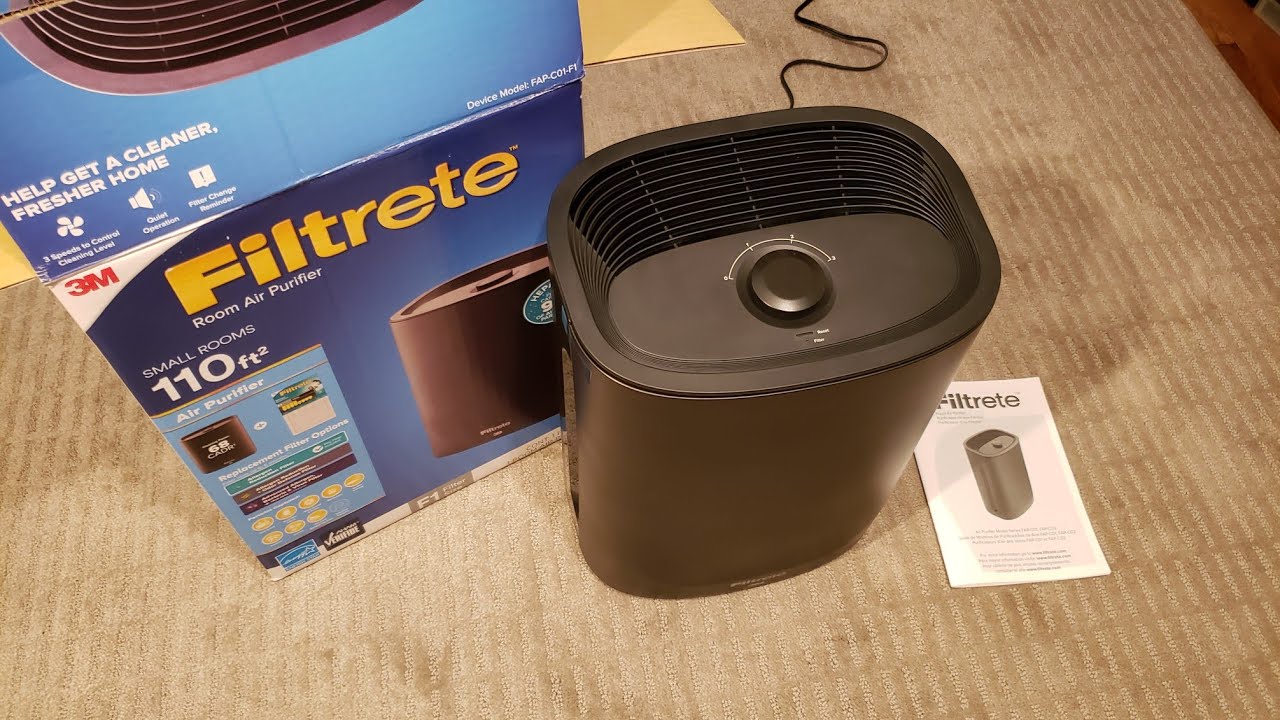 3M Filtrete FAP-C01 Air Prifier Unboxing
