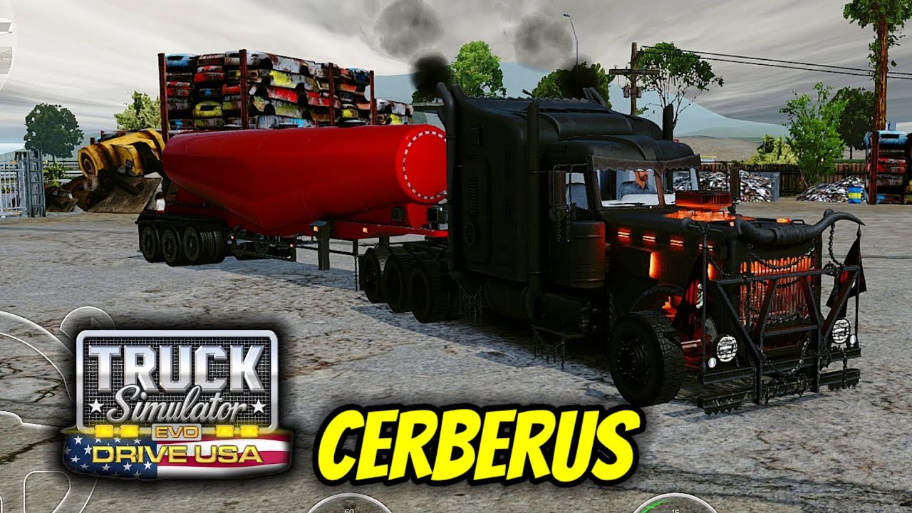Truck Simulator Drive USA:EVO |  Cerberus NX5 Transportando mistura de argamassa 🧱 #Ovilex Software