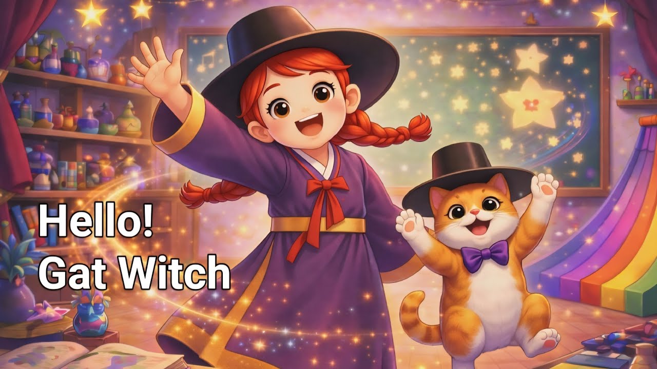 Hello, Gat witch! song for kids