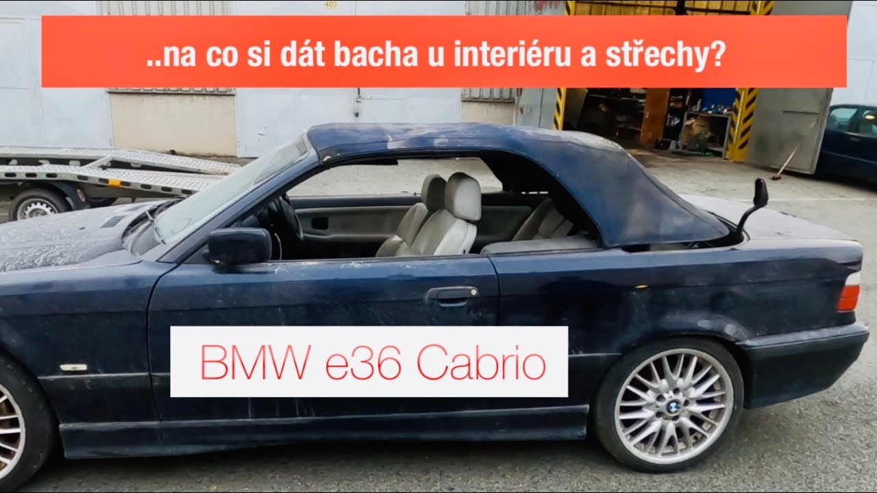 BMW e36 Cabrio | Jak na střechu?